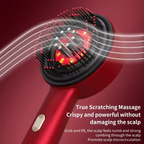 Brosse Électrique Massage Cuir Chevelu – Stimule la Croissance des Cheveux