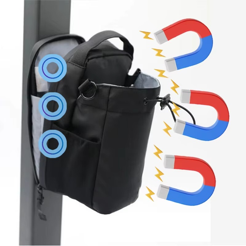 Sac de Sport Magnétique Grande Capacité – Support Téléphone & Bouteille