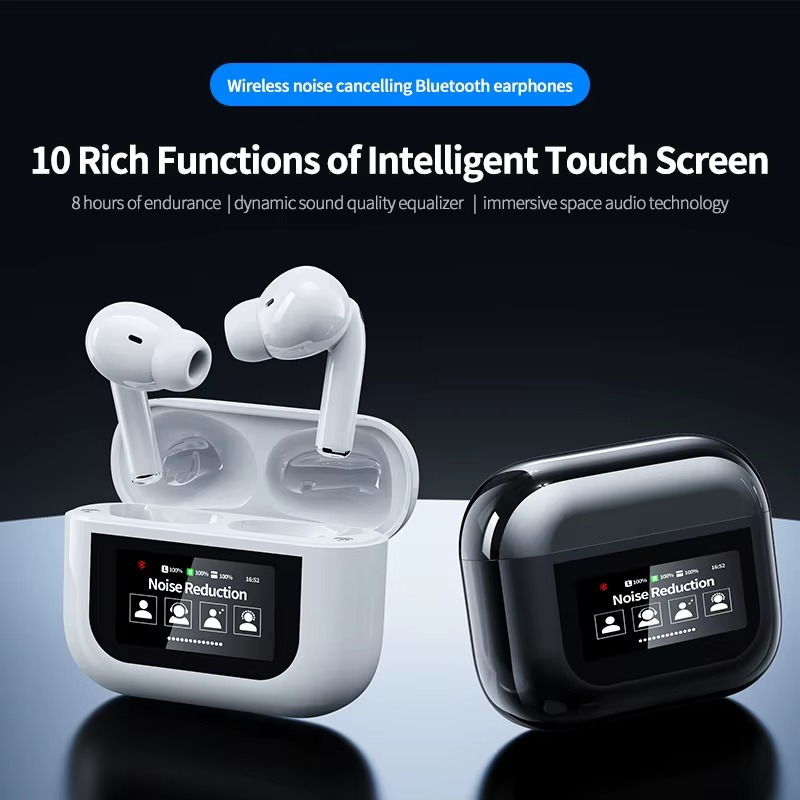 🎧 Écouteurs A9 Pro TWS Bluetooth 5.3 – Son puissant &amp; ANC 🔥