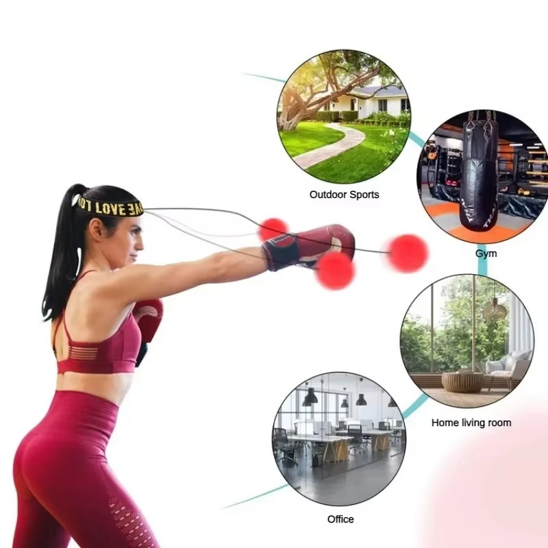 Balle de Réflexe Boxe – Entraînement Réaction & Coordination | Reflex Ball Fitness