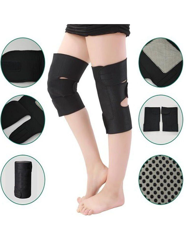 Genouillère auto-chauffante en tourmaline 4 Genouillère auto-chauffante en tourmaline