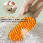 Brosse de toilettage électrique pour animaux avec spray 9