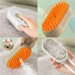 Brosse de toilettage électrique pour animaux avec spray 9
