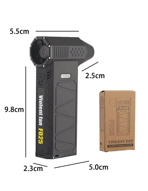 HF025-Soufflette-dair-dimension HF025 Soufflette d'air