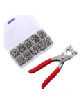 Kit Pince à Pressions & 100 Boutons Métallique