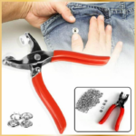 Kit Pince à Pressions & 100 Boutons Métallique