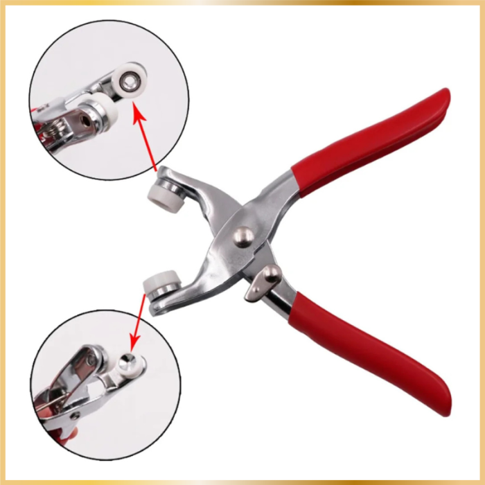 Kit Pince à Pressions & 100 Boutons Métalliques 2