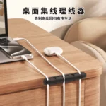 Cable clips 7 pièces bleu