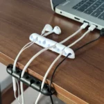 Cable clips 7 pièces bleu