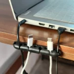 Cable clips 7 pièces bleu