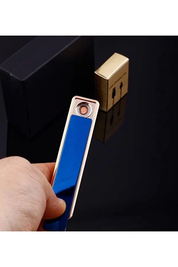 Briquet Epilons élégant, rechargeable par USB, résistant et fin en métal - ExpresDeal Tunisie - 1 Briquet Epilons élégant, rechargeable par USB, résistant et fin en métal - ExpresDeal Tunisie