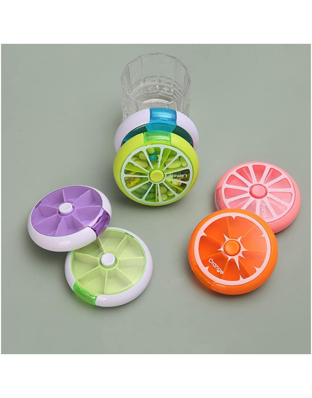 organisateur-medicaments-pilulier-semaine-voyage-7compartiments-ExpresDeal-tunisie-5 Boîte à Pilules Étanche Boîte à Pilules en Plastique